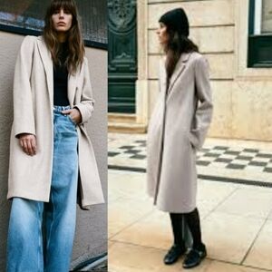 Zara Wool Coat Jacket